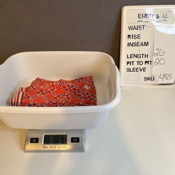 Talbots Long Sleeve Chiffon Blouse Top Size M Pink White Geometric Boho Barbie - Picture 11 of 11